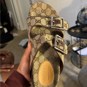 Men’s slide sandal with straps
